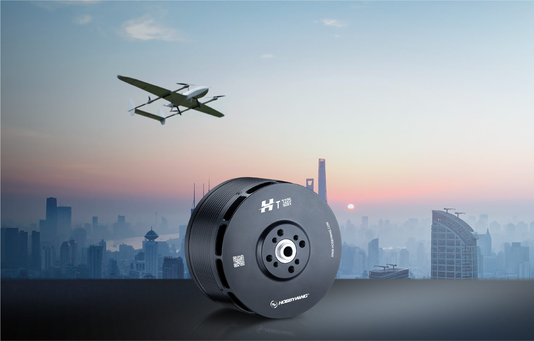 HOBBYWING T7225 Motor,The Ideal Power Solution for Electric Fixed-Wing UAV Drones 